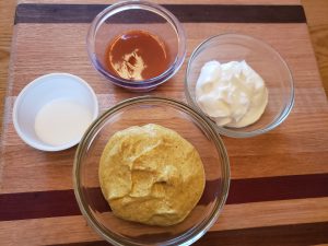 ingredients for Keto Spicy Sweet Mustard