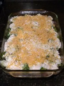 Keto Cheesy Broccoli Ham Casserole