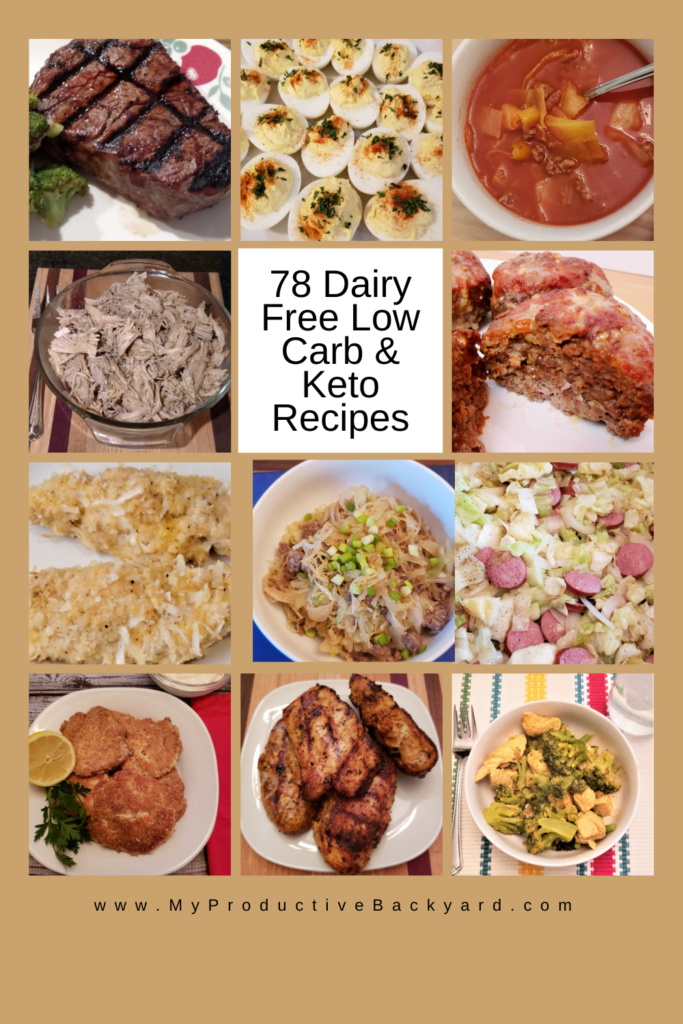 78 Dairy Free Low Carb Keto Recipes Pinterest Pin