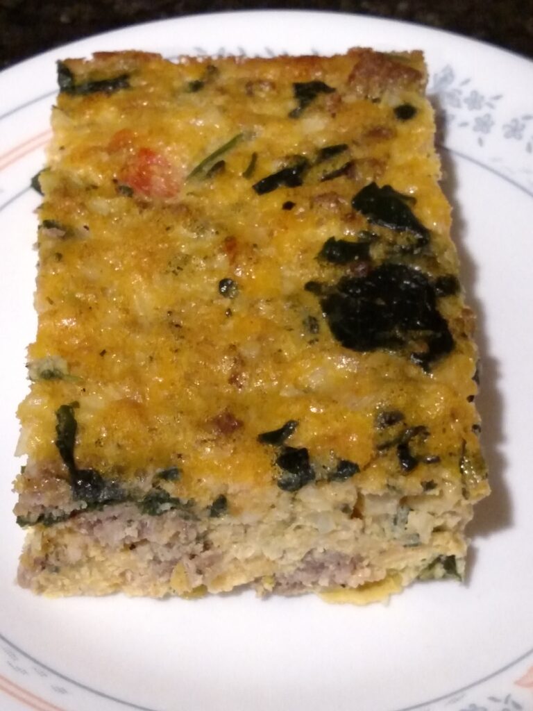 Low Carb Egg Cauliflower Casserole